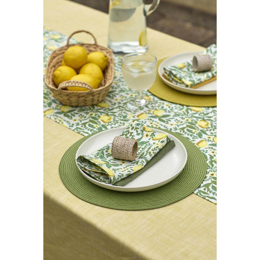 Walton & Co Set of 2 Water Hyacinth Oval Trays